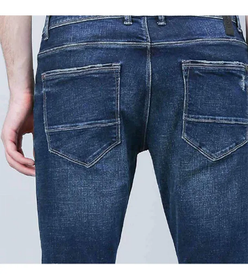 Picture of Men’s Slim-Fit Stretchable Jeans Pant Deep Blue 