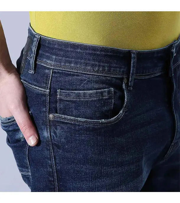 Picture of Men’s Slim-Fit Stretchable Jeans Pant Deep Blue 