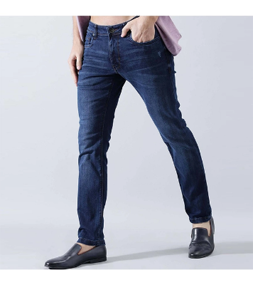 Picture of Men’s Slim-Fit Stretchable Jeans Pant Deep Blue