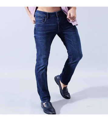 Picture of Men’s Slim-Fit Stretchable Jeans Pant Deep Blue