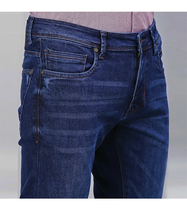 Picture of Men’s Slim-Fit Stretchable Jeans Pant Deep Blue
