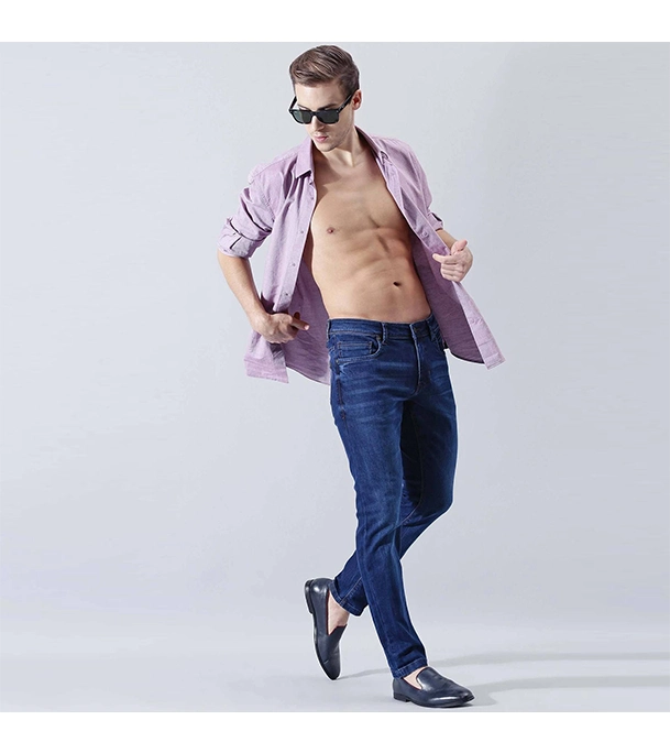 Picture of Men’s Slim-Fit Stretchable Jeans Pant Deep Blue