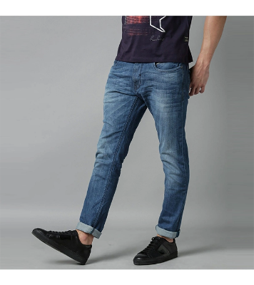 Picture of Men’s Slim-Fit Stretchable Jeans Pant Deep Blue