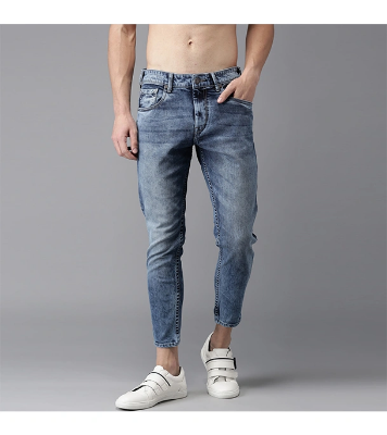 Picture of Men’s Slim-Fit Stretchable Denim Pant Deep Blue