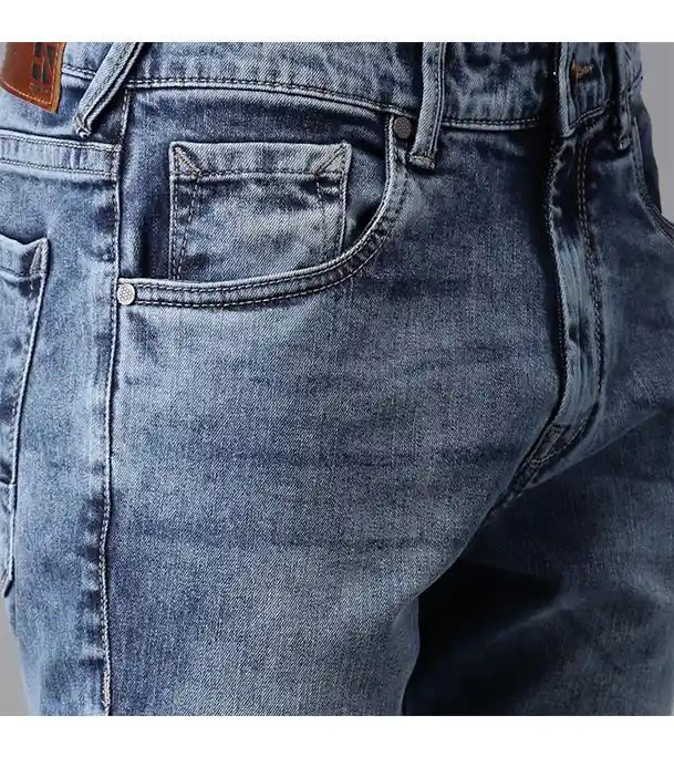 Picture of Men’s Slim-Fit Stretchable Denim Pant Deep Blue