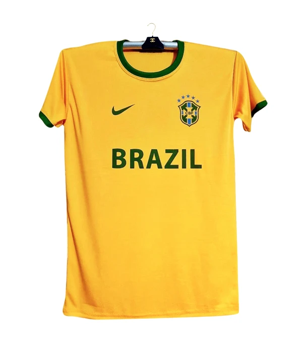Buy ব্রাজিল (ফিফা 2022) রেগুলার ভার্সন-হোম জার্সি মেন্'স হাফ হাতা at Best Price in Bangladesh	