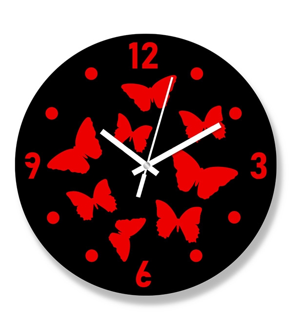 Picture of Valentine Thematic Wooden Board Wall Clock