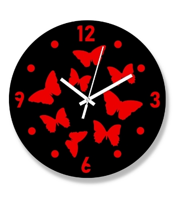 Picture of Valentine Thematic Wooden Board Wall Clock