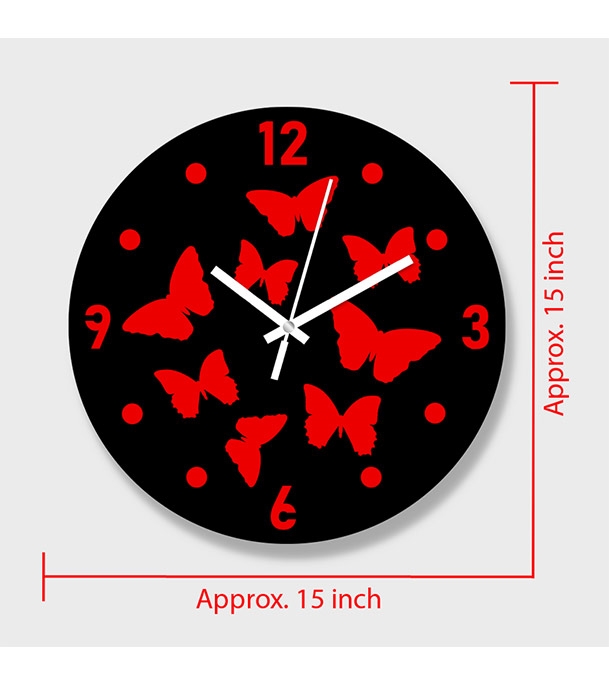 Picture of Valentine Thematic Wooden Board Wall Clock
