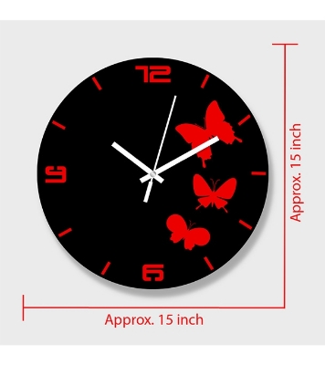 Picture of Valentine Thematic Wooden Board Wall Clock