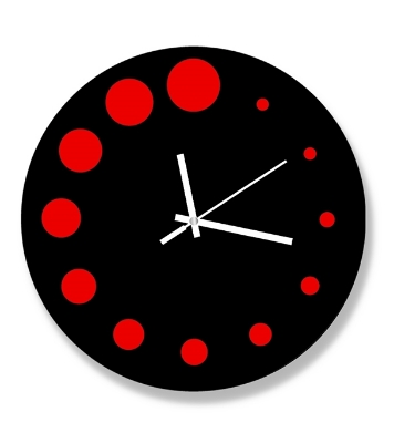 Picture of Valentine Thematic Wooden Board Wall Clock