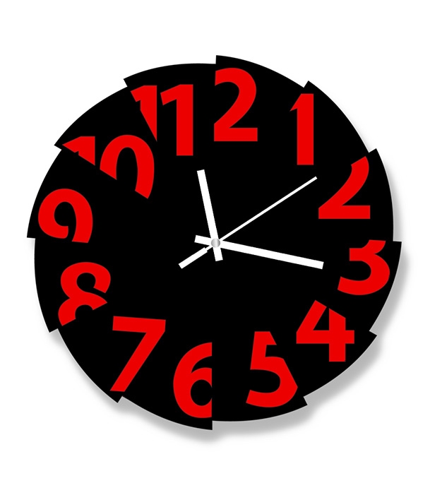 Picture of Valentine Thematic Wooden Board Wall Clock