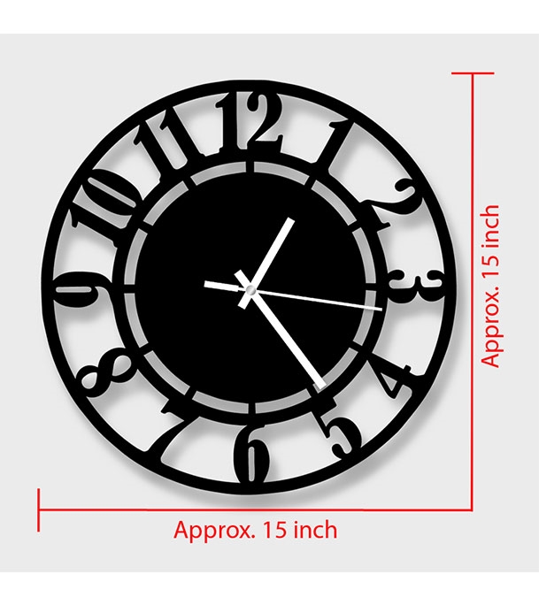 Picture of Decorative MDF Wooden Board Wall Clock