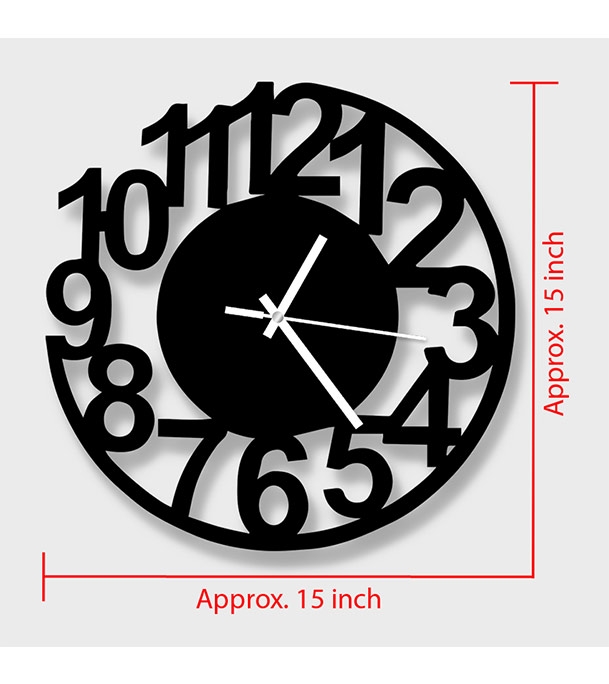 Picture of Decorative MDF Wooden Board Wall Clock