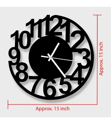 Picture of Decorative MDF Wooden Board Wall Clock