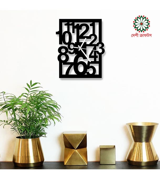 Picture of Decorative MDF Wooden Board Wall Clock