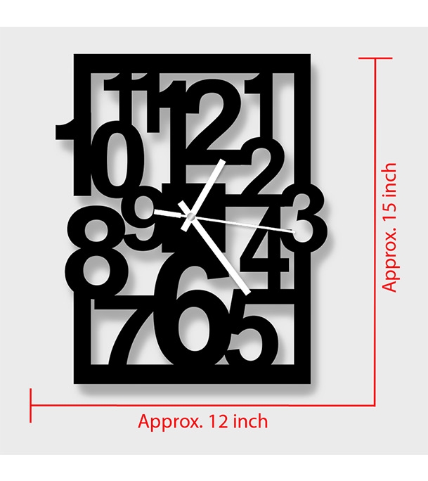 Picture of Decorative MDF Wooden Board Wall Clock