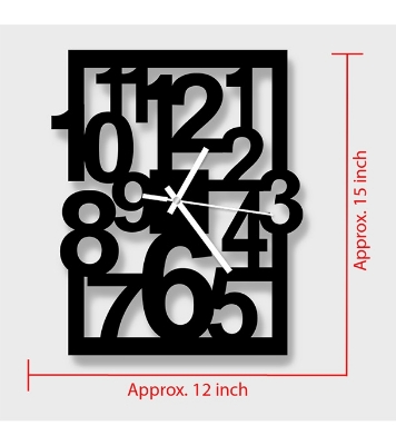 Picture of Decorative MDF Wooden Board Wall Clock