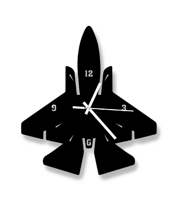 Picture of Zet Fighter Thematic Wooden Board Wall Clock