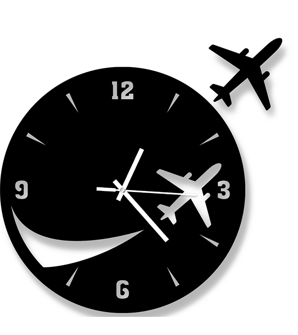 Picture of Air Life Thematic Wooden Board Wall Clock