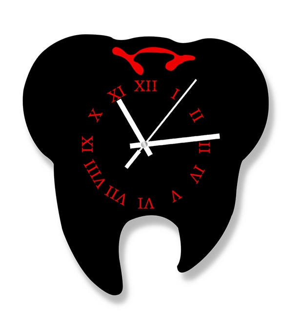 Picture of Dental Iconic Premium Thematic Wooden Board Wall Clock