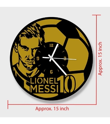 Picture of Lionel Messi Premium Thematic Wooden Board Wall Clock
