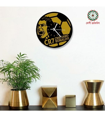 Picture of CR7 Premium Thematic Wooden Board Wall Clock