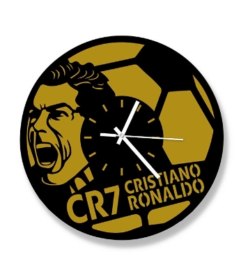 Picture of CR7 Premium Thematic Wooden Board Wall Clock