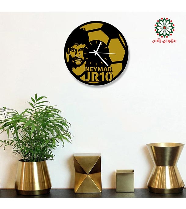 Picture of Neymar Jr. Premium Thematic Wooden Board Wall Clock