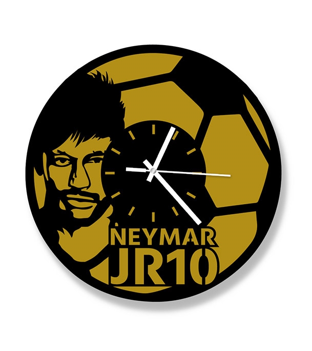 Picture of Neymar Jr. Premium Thematic Wooden Board Wall Clock