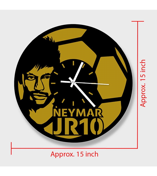 Picture of Neymar Jr. Premium Thematic Wooden Board Wall Clock