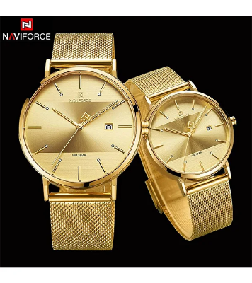 Buy NAVIFORCES NF3008 Mesh Stainless Steel Analog Watch at Best Price In Bangladesh
