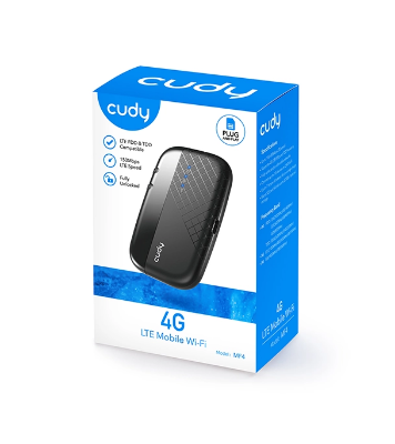 Picture of Cudy MF4 4G LTE Mobile Wi-Fi Router 2000 mAh Battery For 8 Hours 