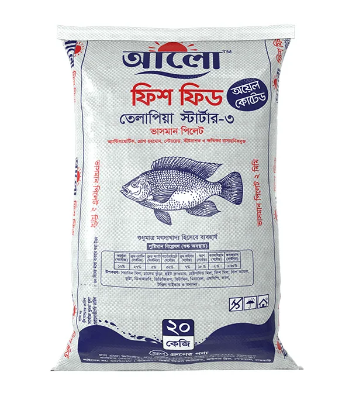 Aalo Tilapia Starter 3 Floating Fish Feed 20 kg