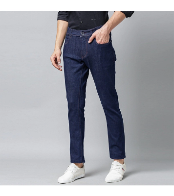 Buy Men's Slim-Fit Stretchable Denim Jeans Pant Dark Blue Online at Best Price