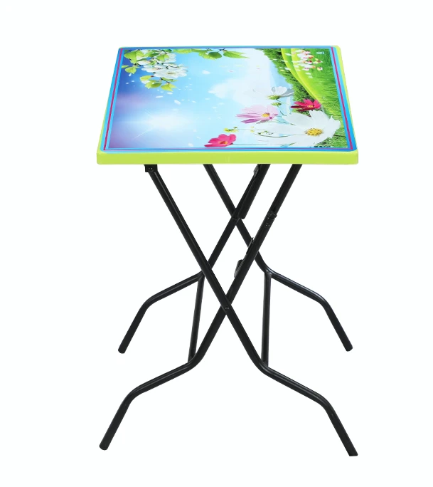 Buy Restaurant Table 2 Seat St/Le Print Ray-Lime Green Online at Best Price