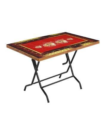 Buy Deco Classic Table 4 Seat S/L Print Rock 3 - SW Online at Best Price