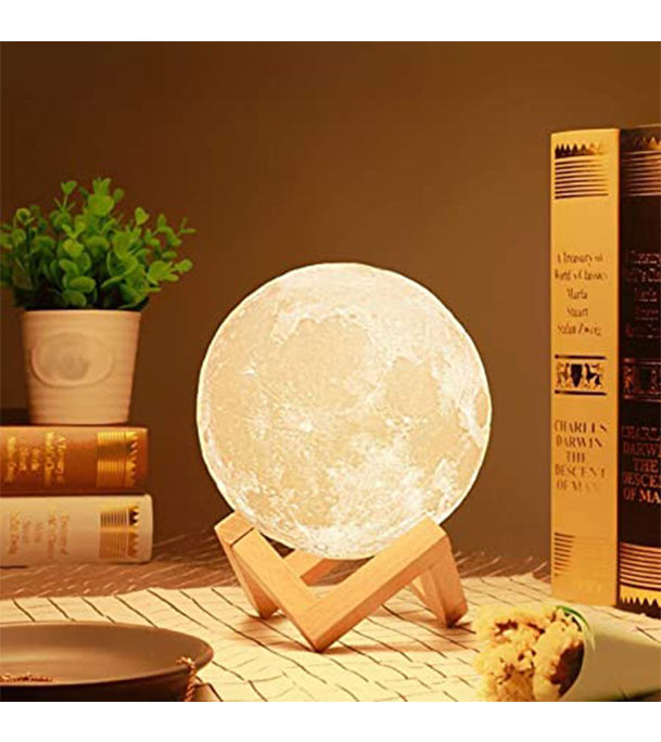 Buy LED Night Light 3D Print Moon Lamp at Best Price in Bangladesh