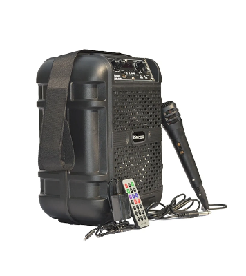 Buy Kamasonic TR-866L Portable Bluetooth Trolley Speaker With Wire Microphone Online at Best Price