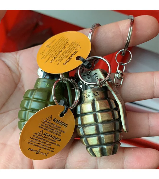 Buy Grenade shape gas lighter Inflatable Fashion cigarette Metal lighters at Best Price In Bangladesh