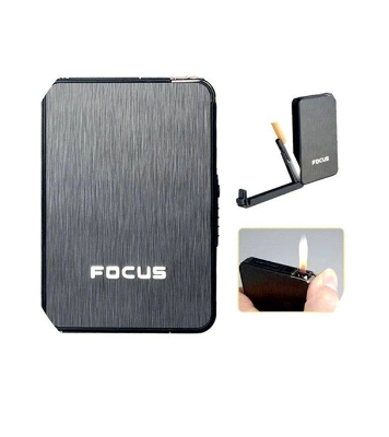 Buy 2 in 5pics Focus Cigarette Case Box with Internal Lighter at Best Price In Bangladesh