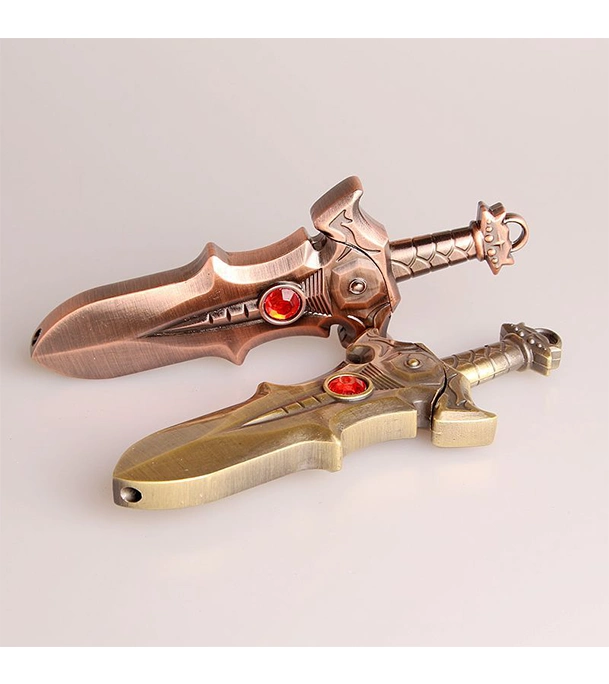 Buy Gas Lighters Personalise Knife Sword Metal Funny Flash Dice Unusual Lighter at Best Price In Bangladesh