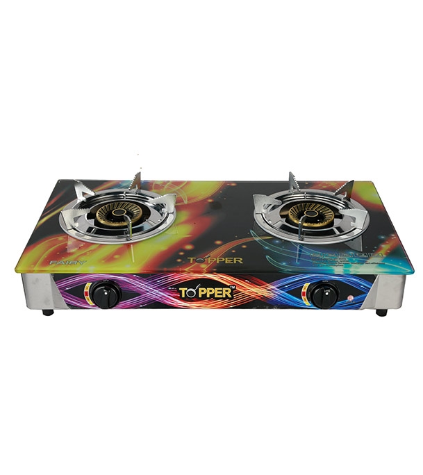 Picture of TOPPER Double Glass Auto Gas Stove LPG Fairy