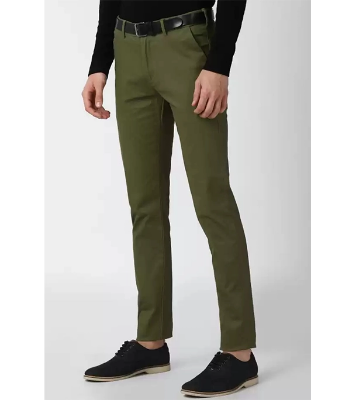 Buy Men's Olive Premium Casual Gabardine Pant at Best Price In Bangladesh
