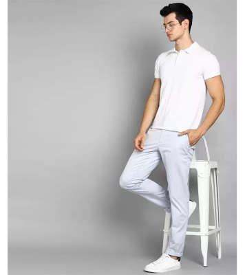Buy Men's Silver Premium Casual Gabardine Pant at Best Price In Bangladesh