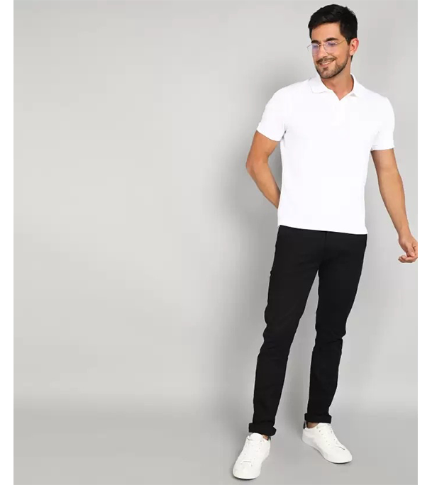 Buy Men's Black Premium Casual Gabardine Pant at Best Price In Bangladesh