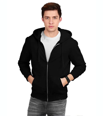 Buy Stylish Hoodie Jacket Black Color For Men at Best Price In Bangladesh