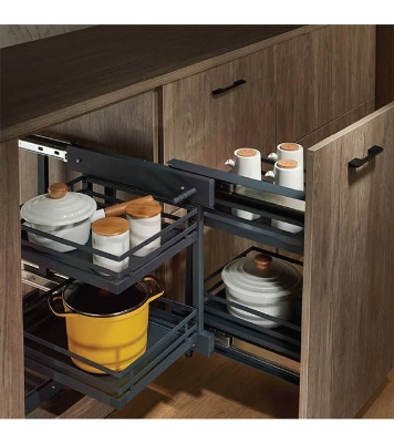 WELLMAX Kitchen Storage System Magic Corner Basket At Best Price In Bangladesh