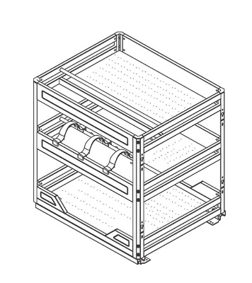Wellmax Kitchen Cabinet Drawer Spice Rack Stainless Steel At Best Price In Bangladesh