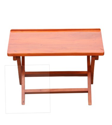 Buy Wooden Folding And Portable Table With Cross Stand Online at Best Price